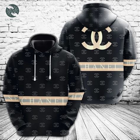 chanel or die hoodie svart